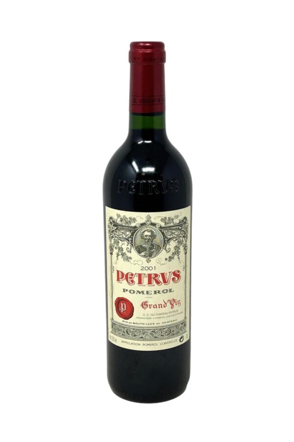 A bottle of Petrus, Pomerol, 2001